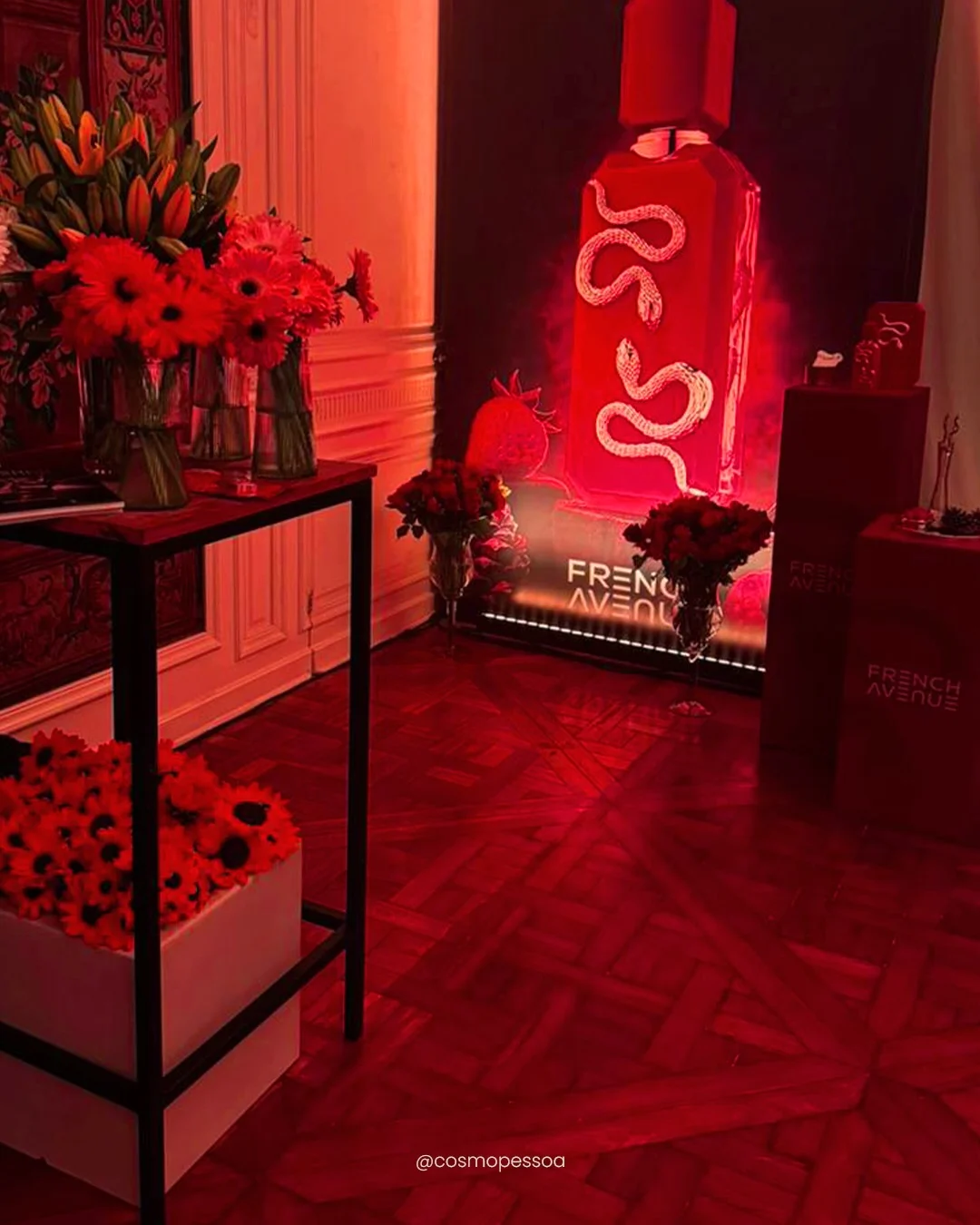 Ambientação de evento assinada pela Cosmo Pessoa Paisagismo e Eventos.